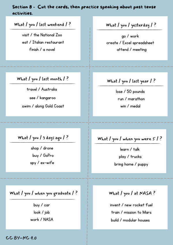 Past Tense Bundle - Image 5