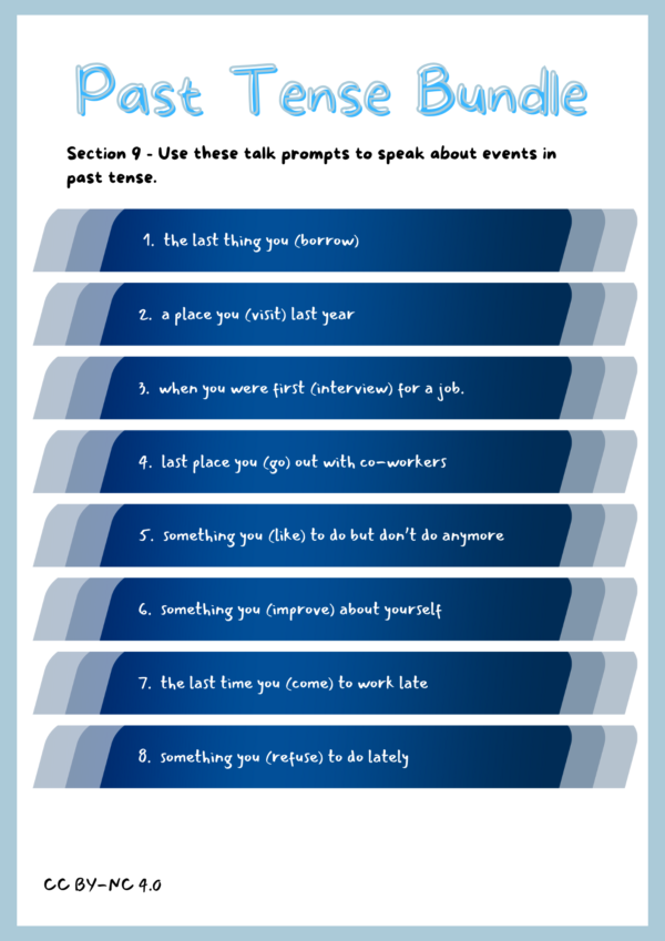 Past Tense Bundle - Image 6