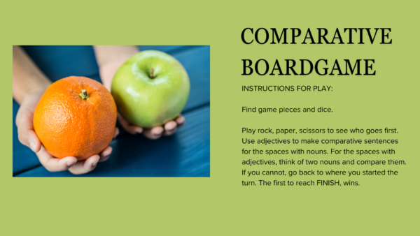Comparative Boardgame